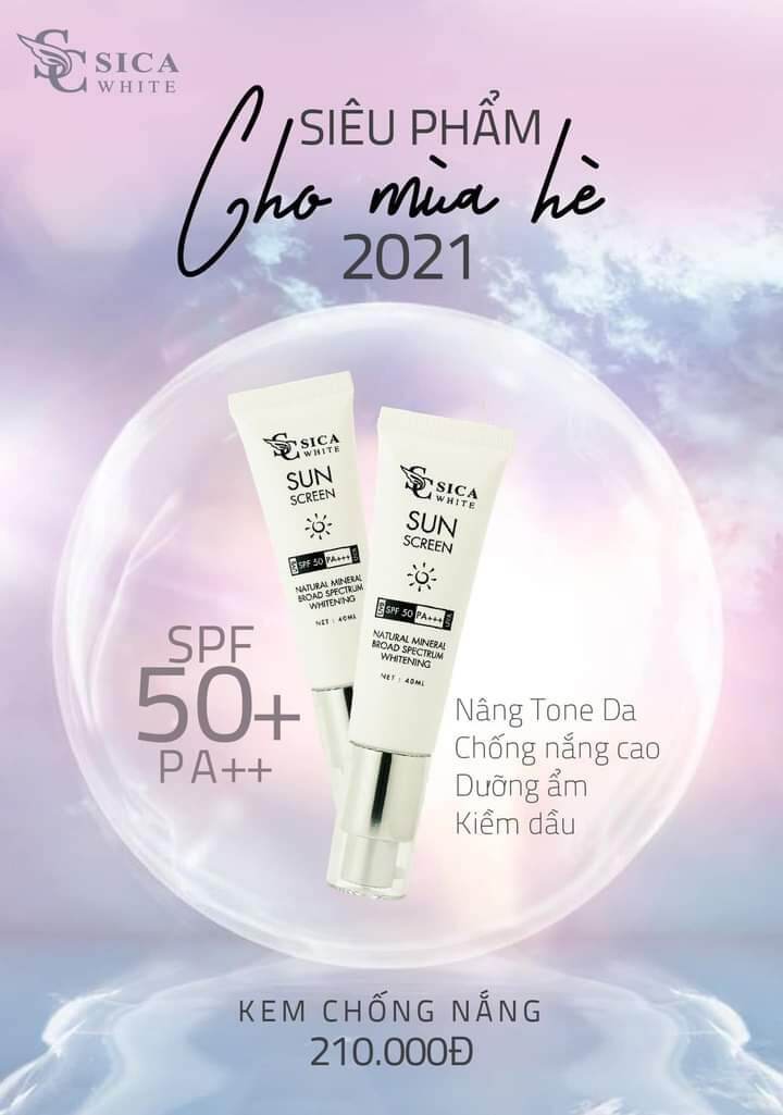 Chống nắng dữong ẩm sica white
