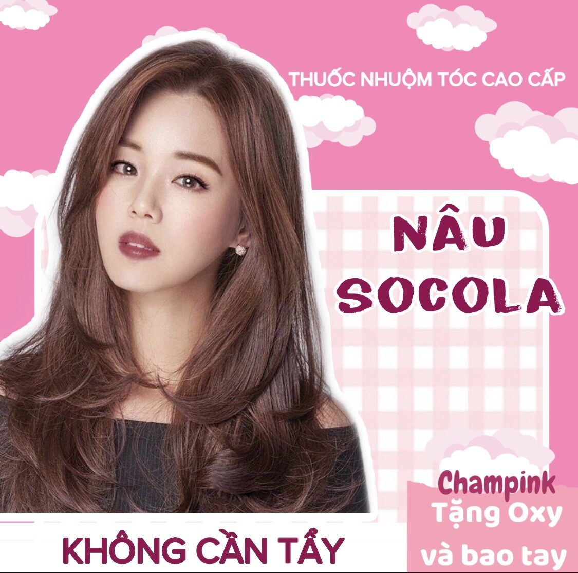Thuốc nhuộm màu nâu socola loại tốt