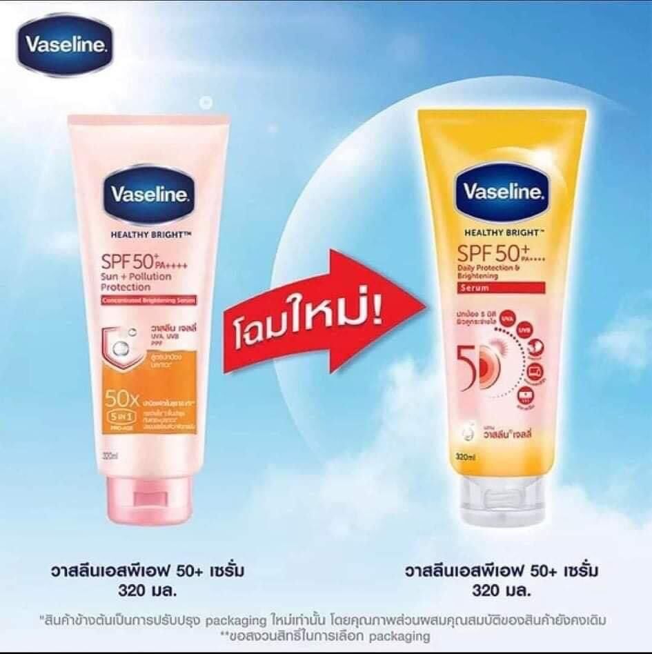 Vaseline healthy bright chống nắng spf 50 thái lan