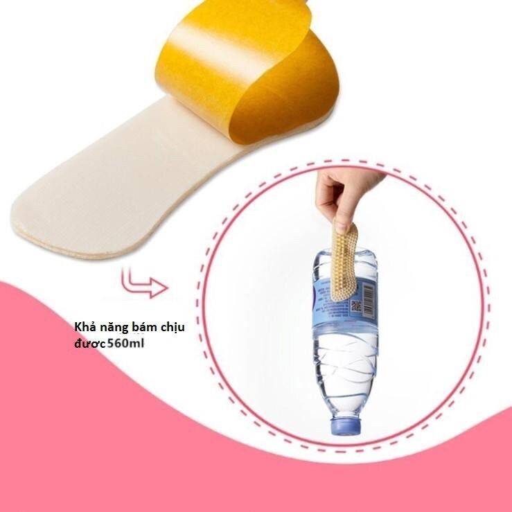 Combo 2 miếng dán lót gót silicon 4D chống tuột gót, đau gót
