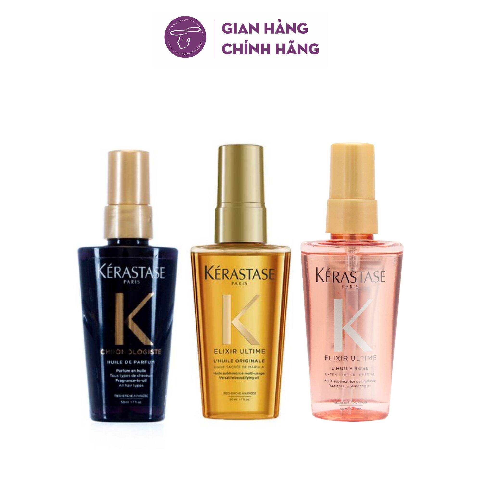 Dầu dưỡng tóc phục hồi Kerastase Elixir Ultime 50ml unbox