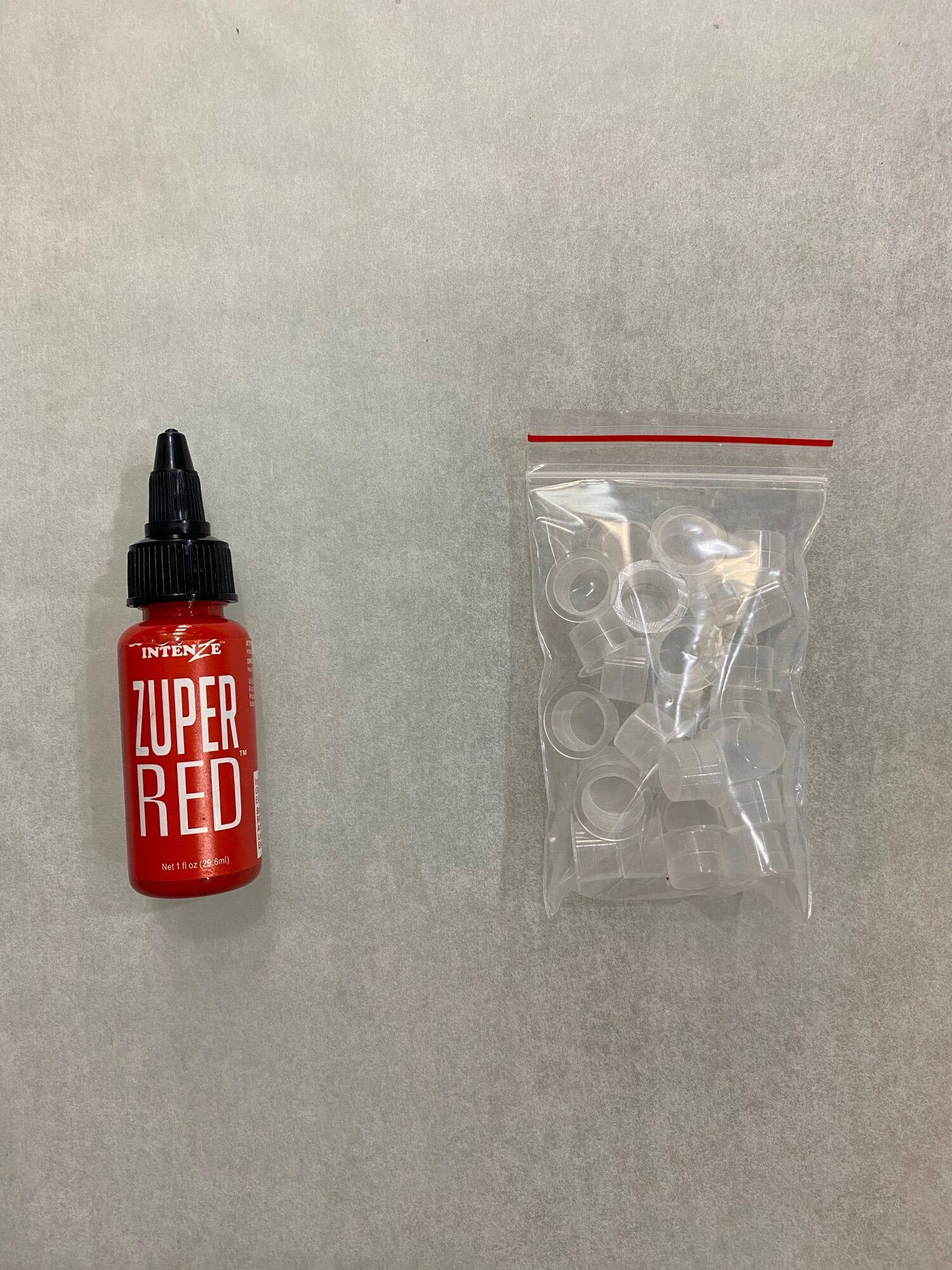 🎁 [ QUÀ TẶNG ] Mực xăm trung cấp mầu đỏ 30ml Zuper Red🎁