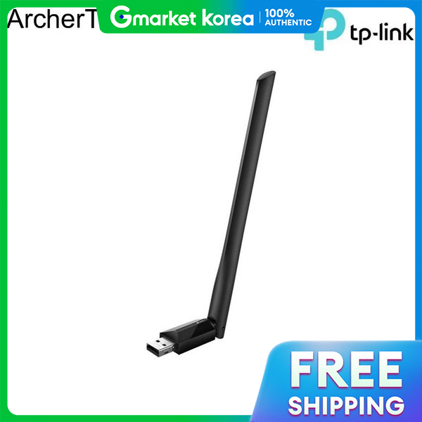 TP-Link | Wireless Lan Card Archer T2U Plus (USB 593Mbps) Wired USB Gigabit Giá 1,089,750 Đồng*Miễn phí vận chuyển