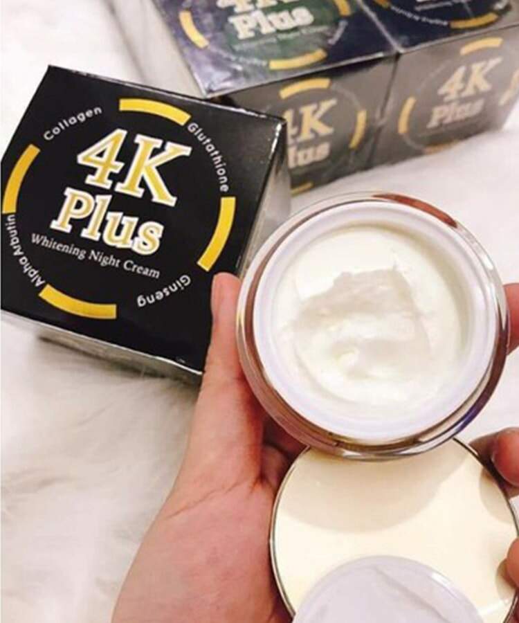 Kem 4K Plus Whitening Night Cream Dưỡng Trắng Da