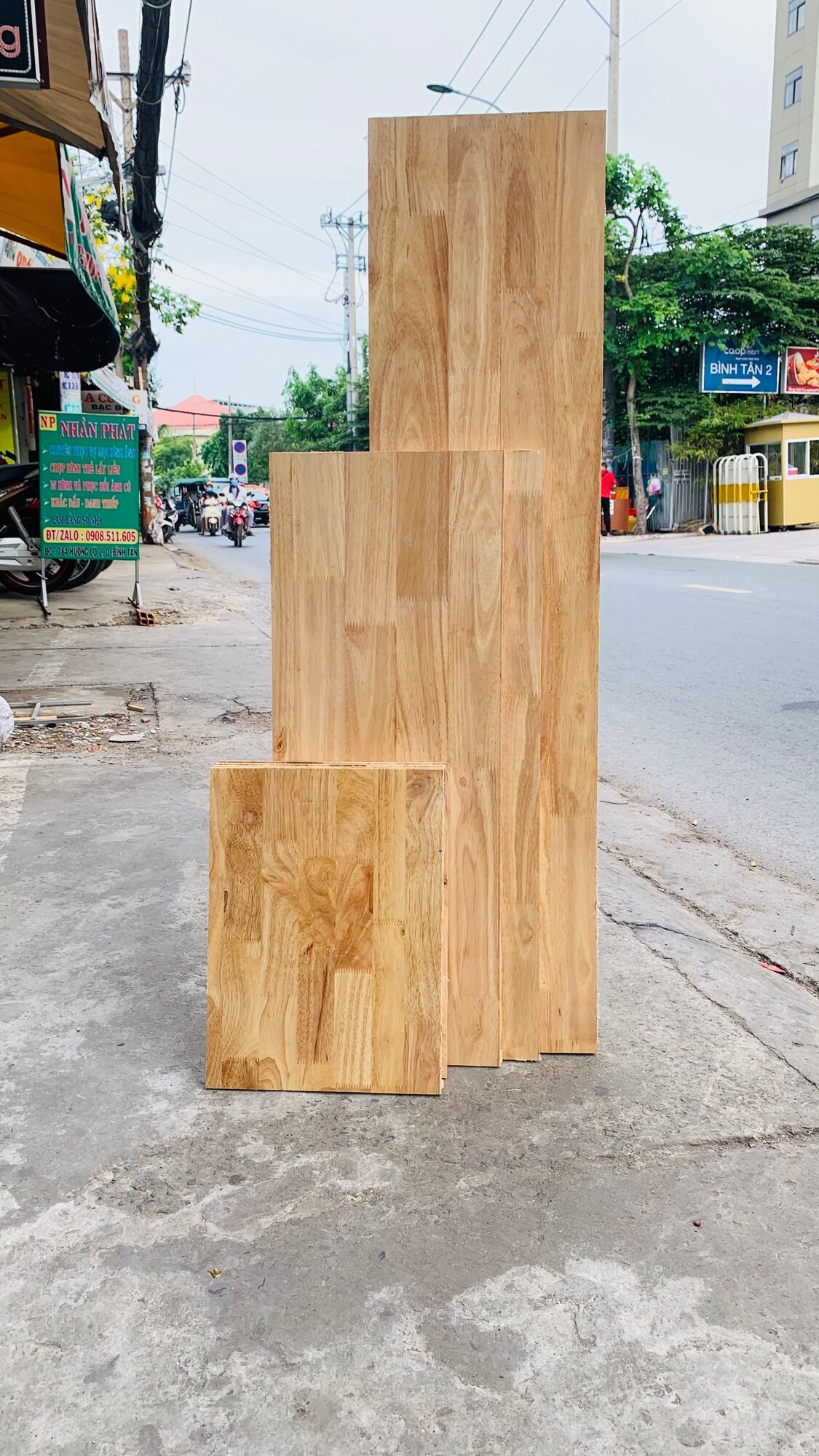 [ GỖ THỊT 100% KHÔNG NGẤM NƯỚC ] Mặt bàn gỗ ghép cao su  18mm khổ 4️⃣0️⃣*6️⃣0️⃣<>4️⃣0️⃣*8️⃣0️⃣