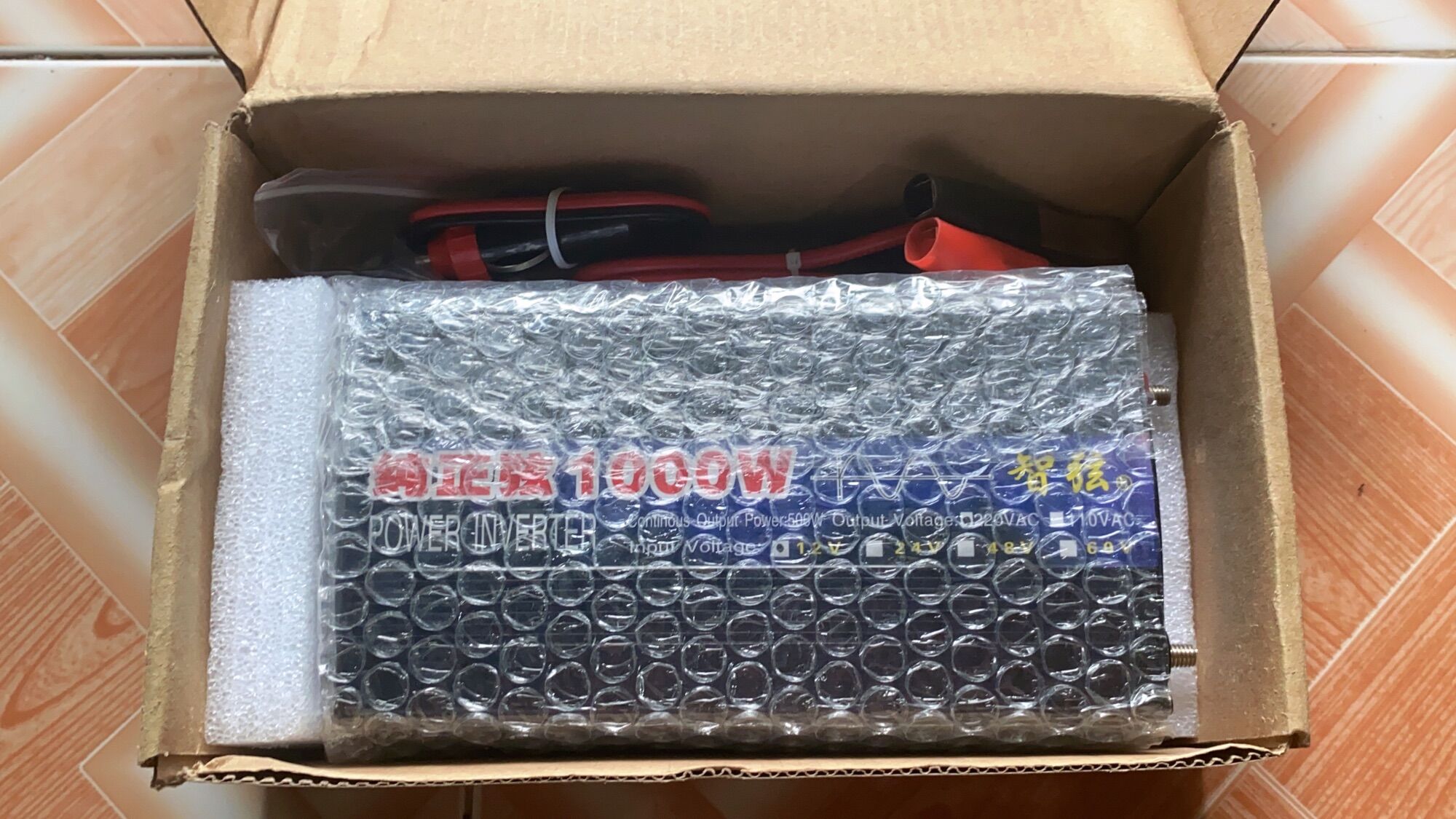bộ đổi điện 12v lên 220v 1000w