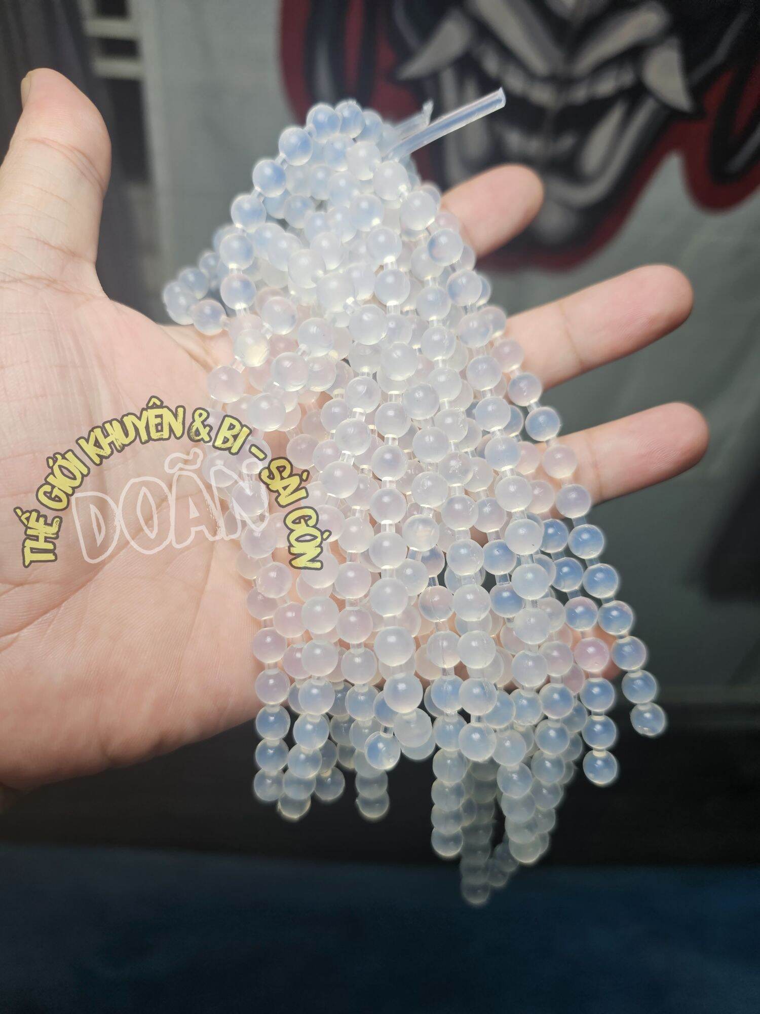 Chuỗi Silicon tròn trong suốt cao cấp nhiều Size