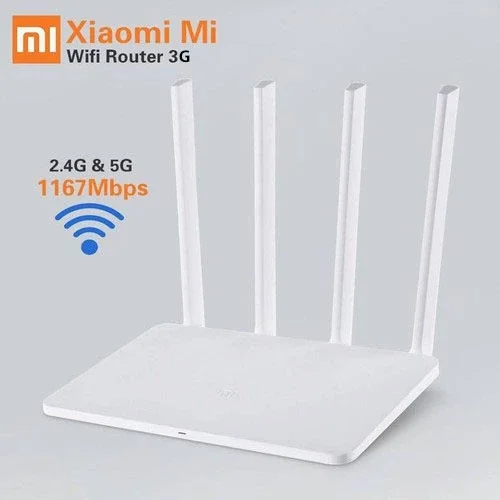 Bộ phát Wifi kích sóng Xiaomi Gen 3G Gigabit USB 3.0 Mi R3G băng tần kép xuyên tường tốc độ cao 1200M AC Rom PADAVAN ASUS OPENWRT wifi usb 4G server NAS máy in ổ cứng cũ 70-90%