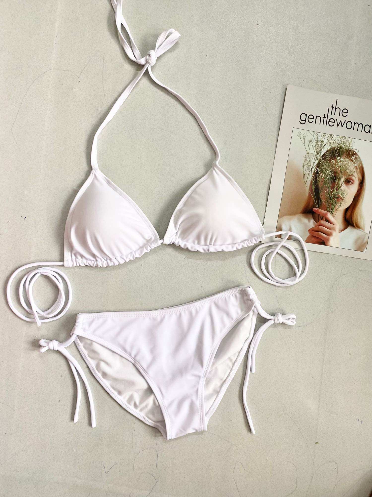 Áo lưới có tay phối cùng đồ bơi Bikini SG