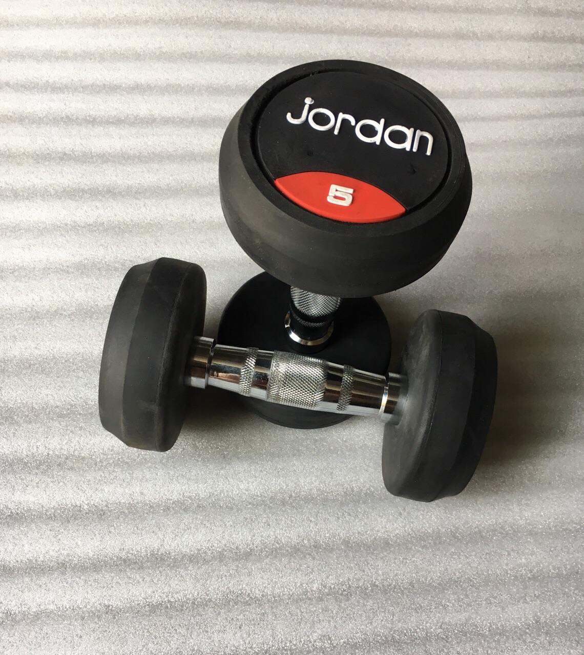 TẠ TAY BỌC CAO SU JORDAN 5KG (1 ĐÔI)