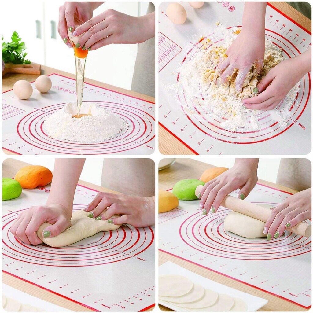 Thảm nhào bột và nướng bánh bằng silicon cao cấp