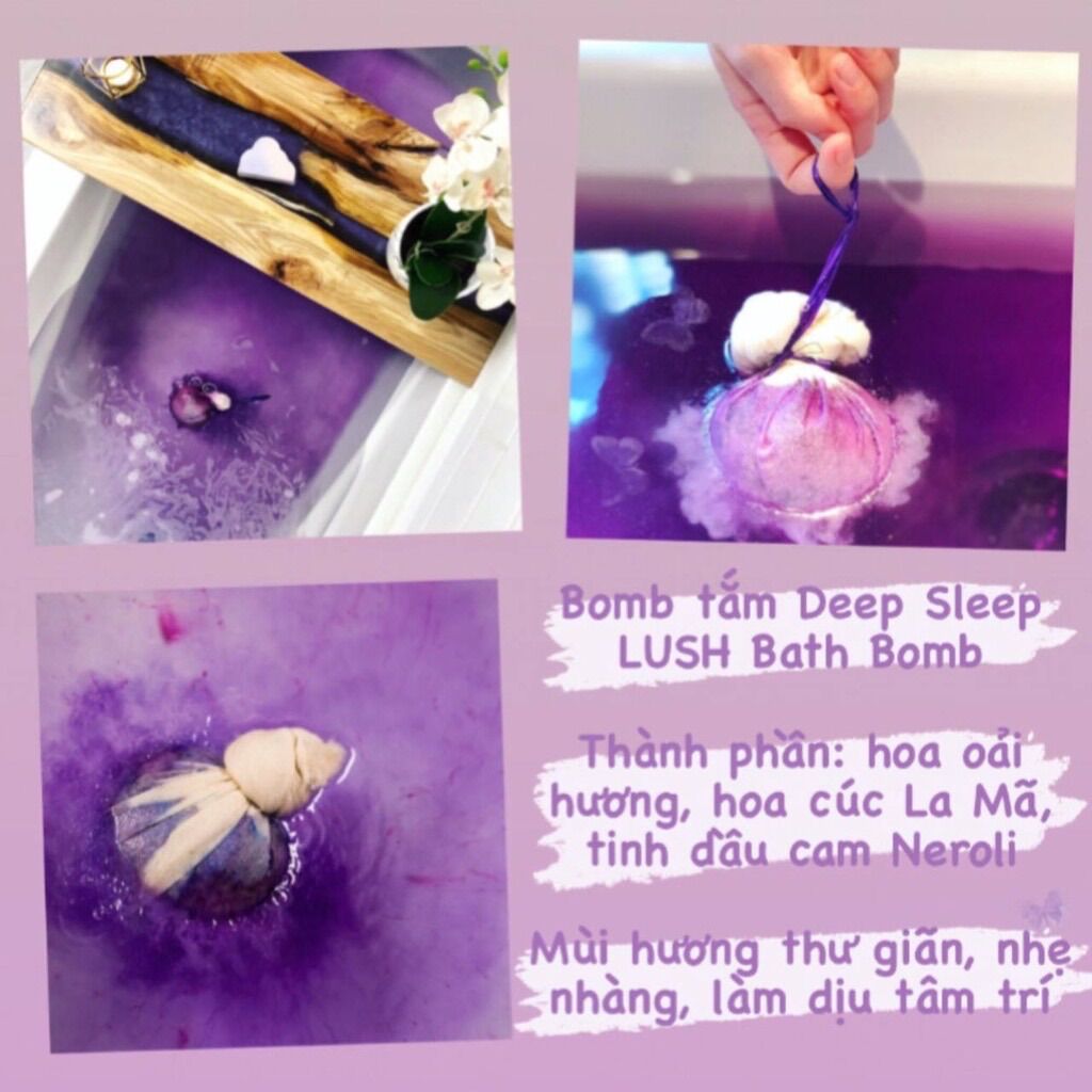 [HCM]Bom tắm LUSH - Deep Sleep bath bomb