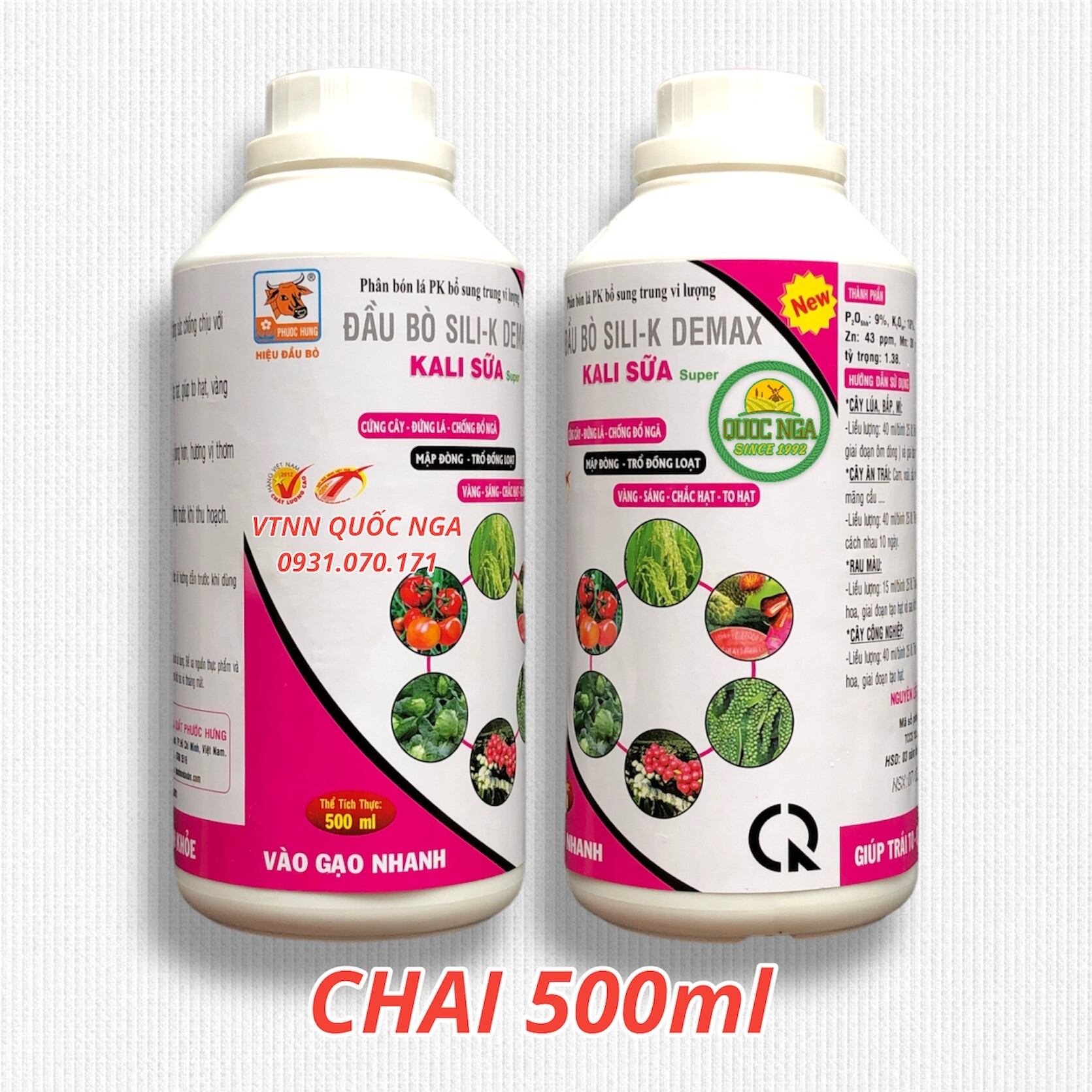 PHÂN BÓN LÁ KALI SỮA - CÂY KHỎE, TRÁI TO, QUẢ NGỌT