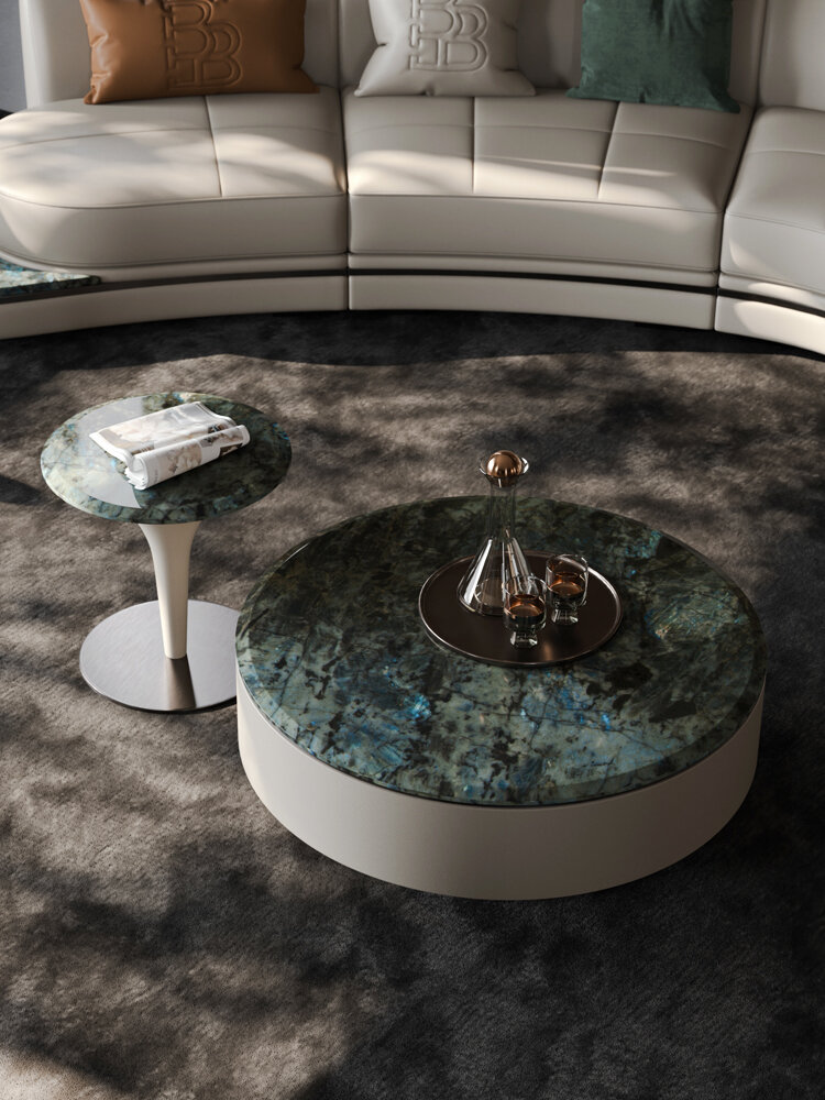 Luxury Old Money Style Marble Side Table Giá 48,255,000 Đồng*Miễn phí vận chuyển
