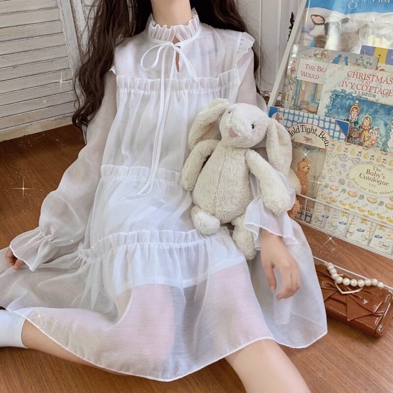 Váy công chúa babydoll xếp tầng / mina’s house