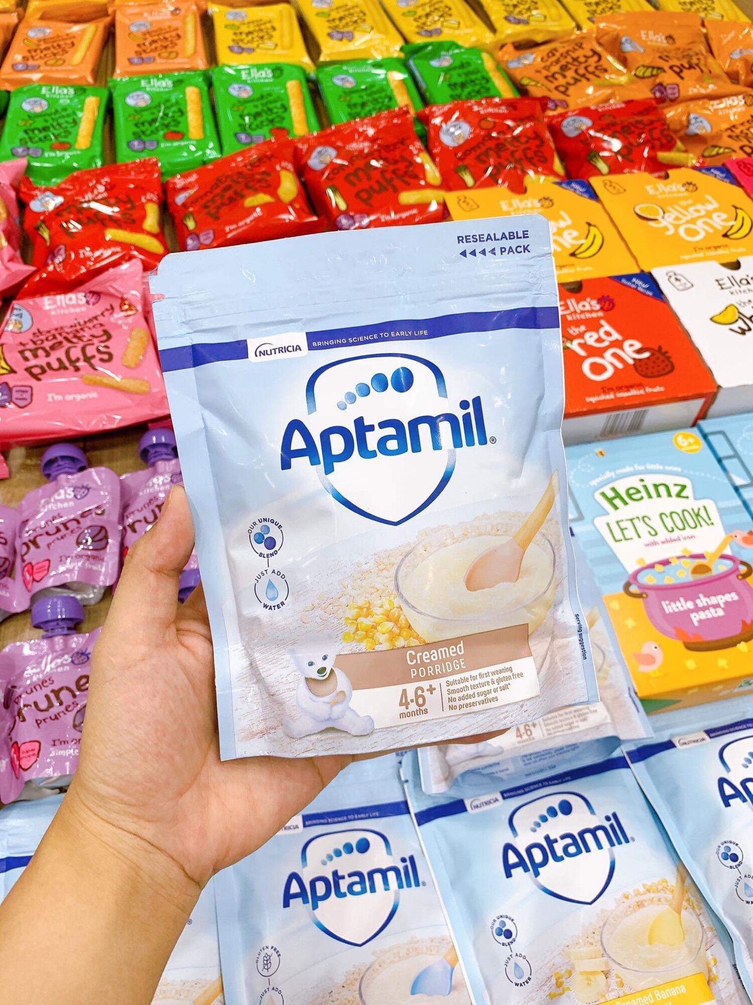 Bột ăn dặm Aptamil UK cho bé từ 4m+