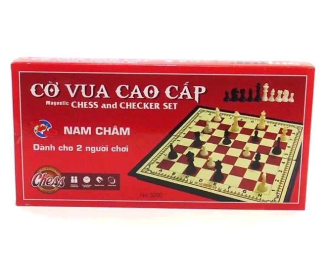 BỘ NAM CHÂM CỜ VUA CAO CẤP 28 X 28 CM