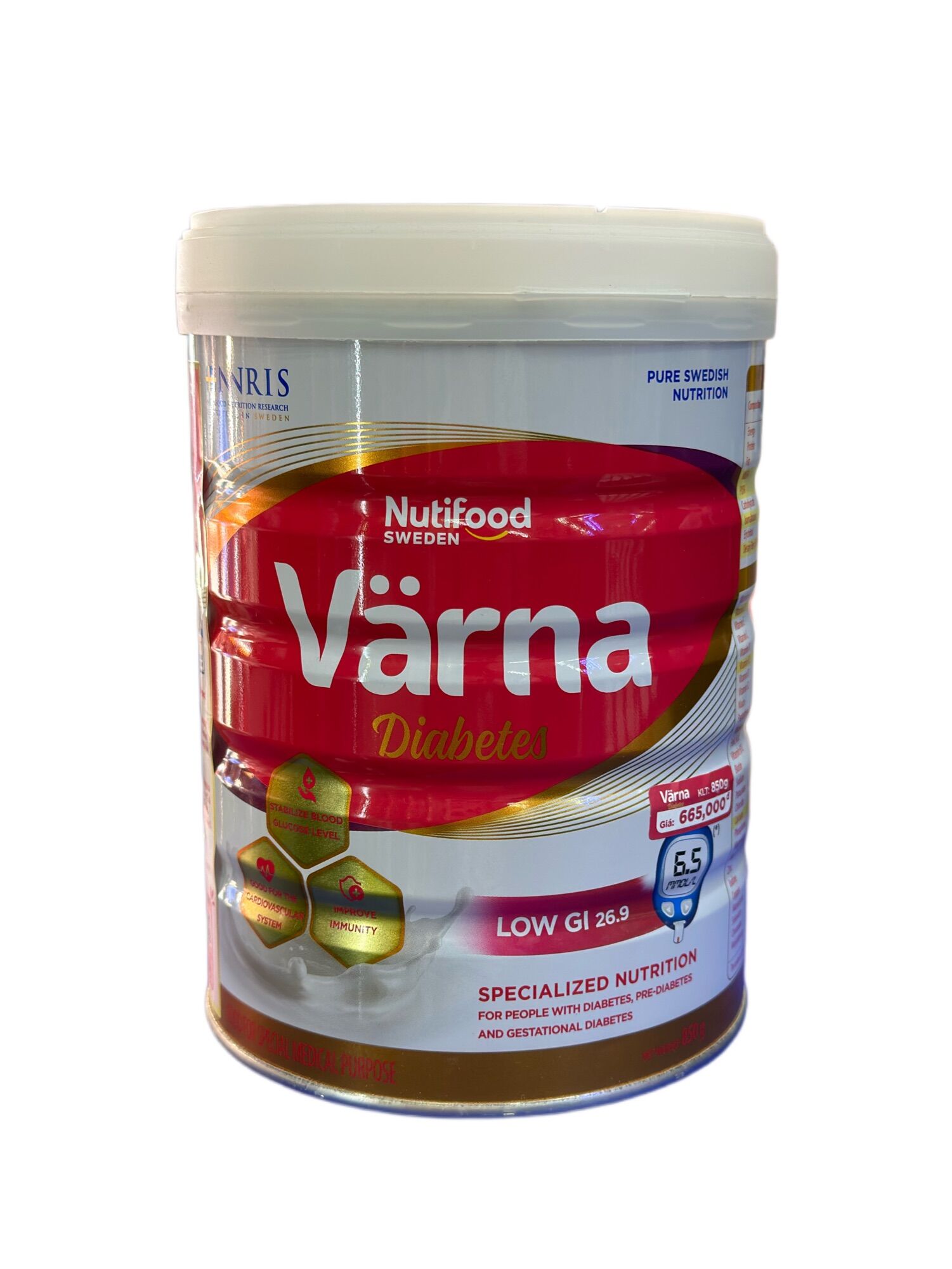 Sữa bột Varna Diabetes 850gr (Dành cho người tiểu đường)
