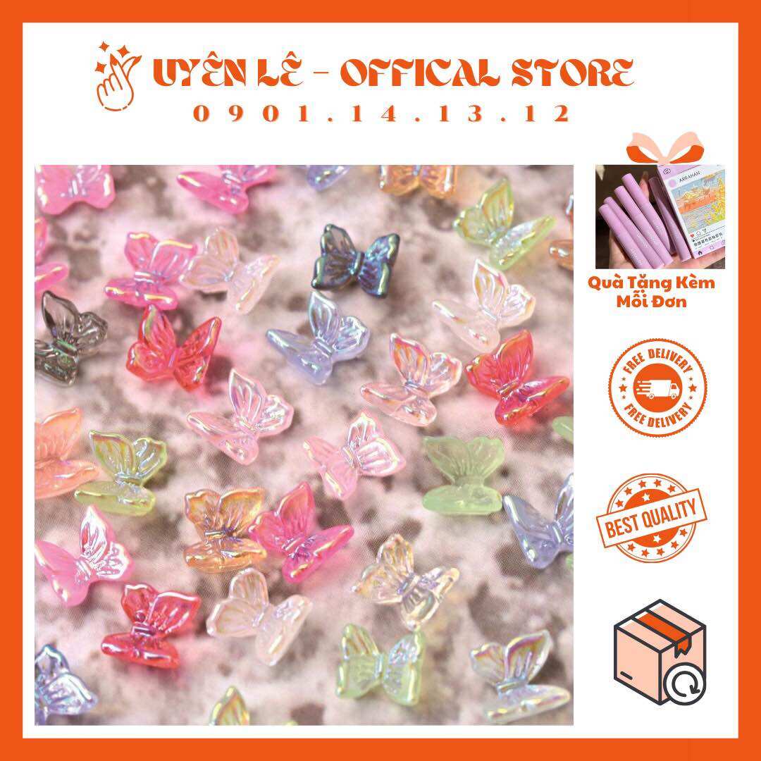 Charm bướm gắn nail