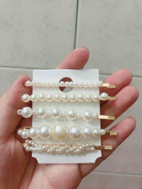 Set 5 kẹp tóc mái