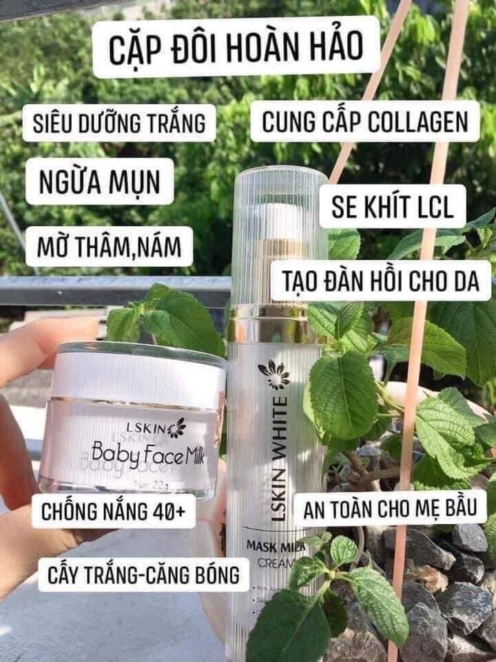 Kem Baby Face Trắng da  đan thy