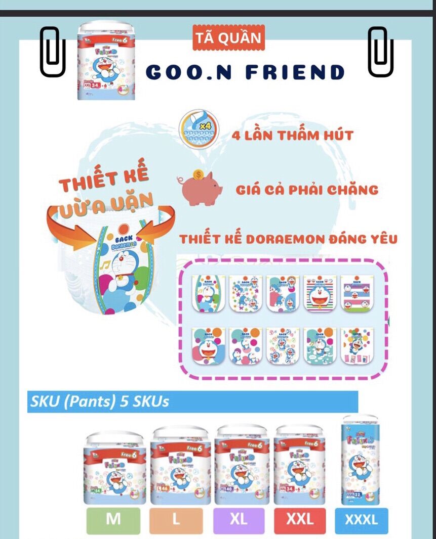 Bỉm GOON FRIEND nhật