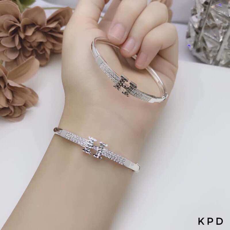 Vòng tay, lắc tay chữ H chuẩn bạc ta đeo cực đẹp - Kho sỉ bạc Nhất Linh