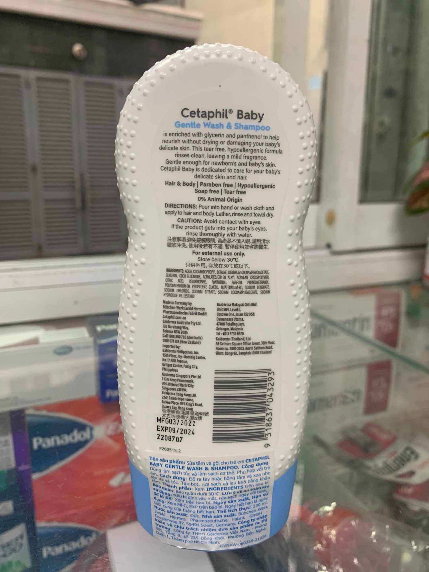 Cetaphill tắm gội cho bé