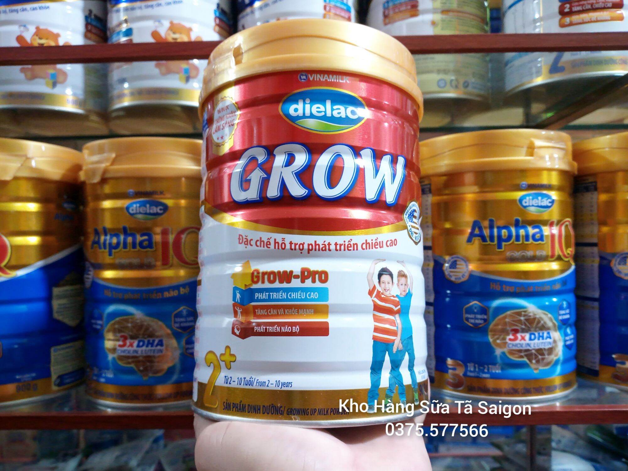Sữa bột Grow Pro lon 900g của Vinamilk