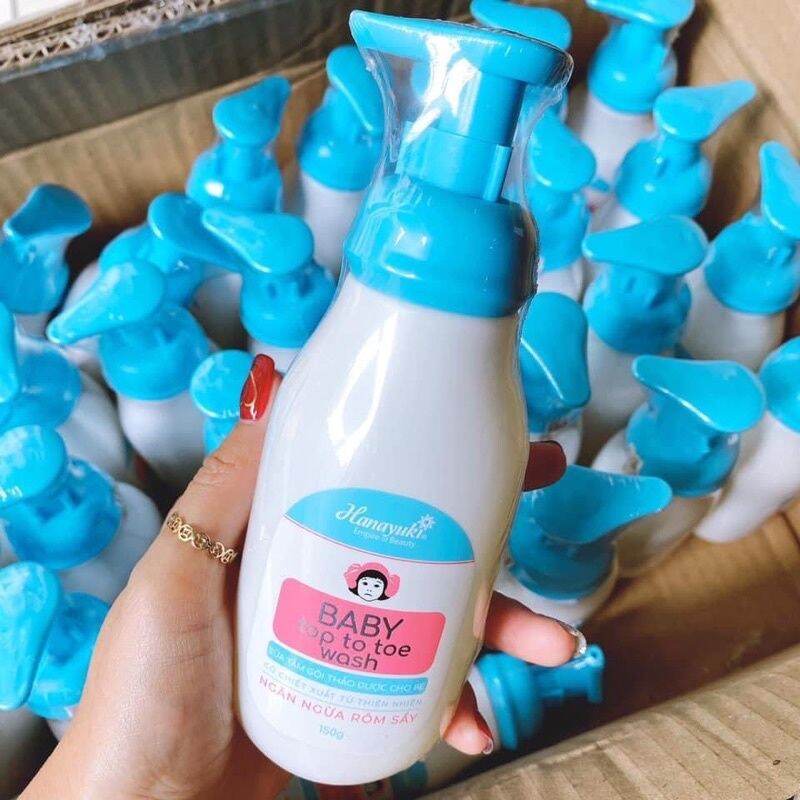 [HCM]Sữa tắm gội Hanayuki baby chính hãng ( cho mẹ và bé ) thumbnail