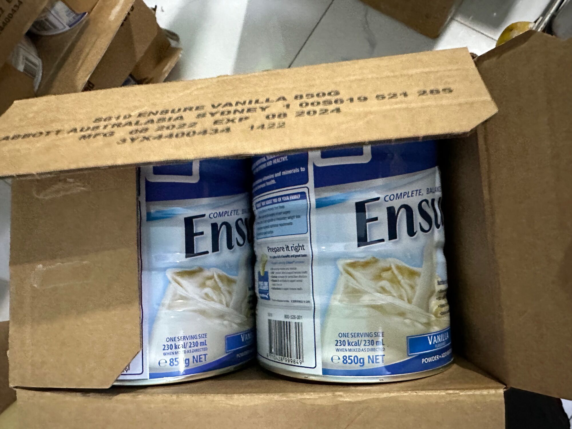 [HCM]Sữa ensure úc 850g date 5/24