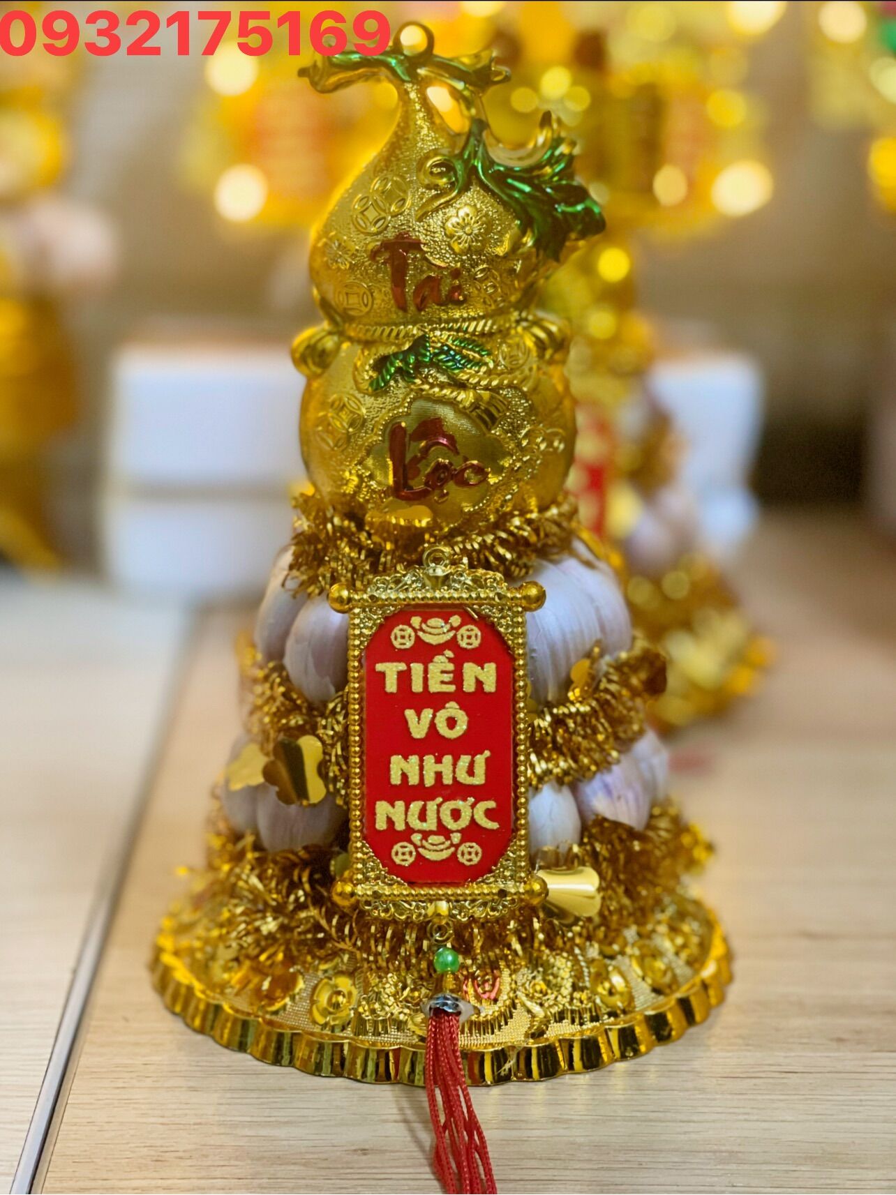 Tháp tỏi 2 tầng hồ lô