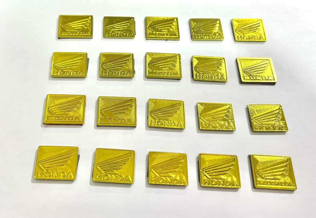 Temtitan logo Honda vàng 24k cực hot.