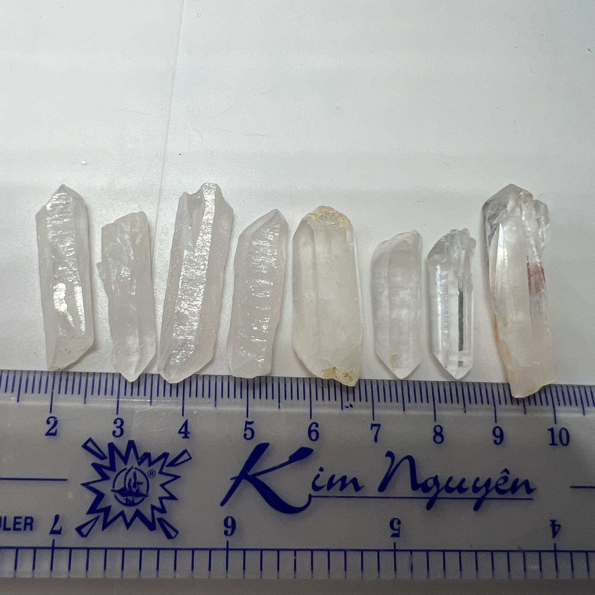 20-COMBO 20 GAM THẠCH ANH TRẮNG ( THIÊN NHIÊN ) SỬ DỤNG LÀM TRANG SỨC , HOẶC TRẤN TRẠCH PHONG THỦY