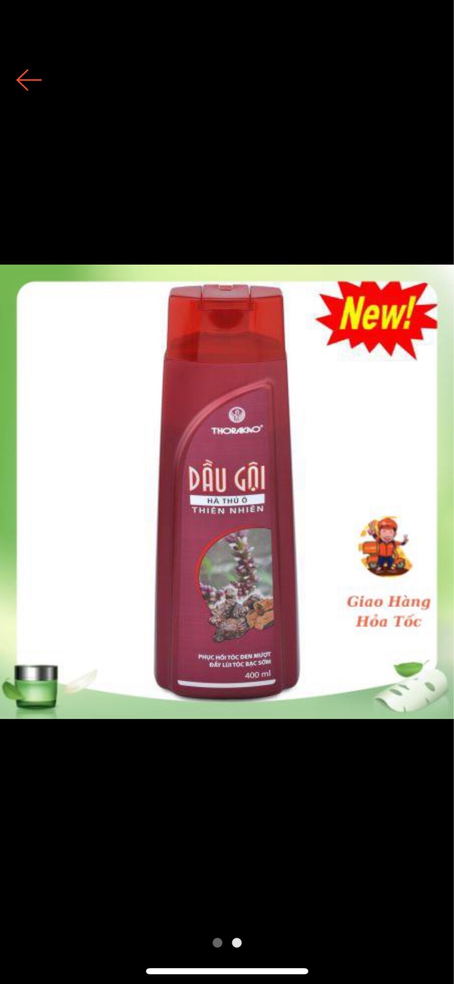 Dầu gội Hà Thủ Ô Thorakao 400ml
