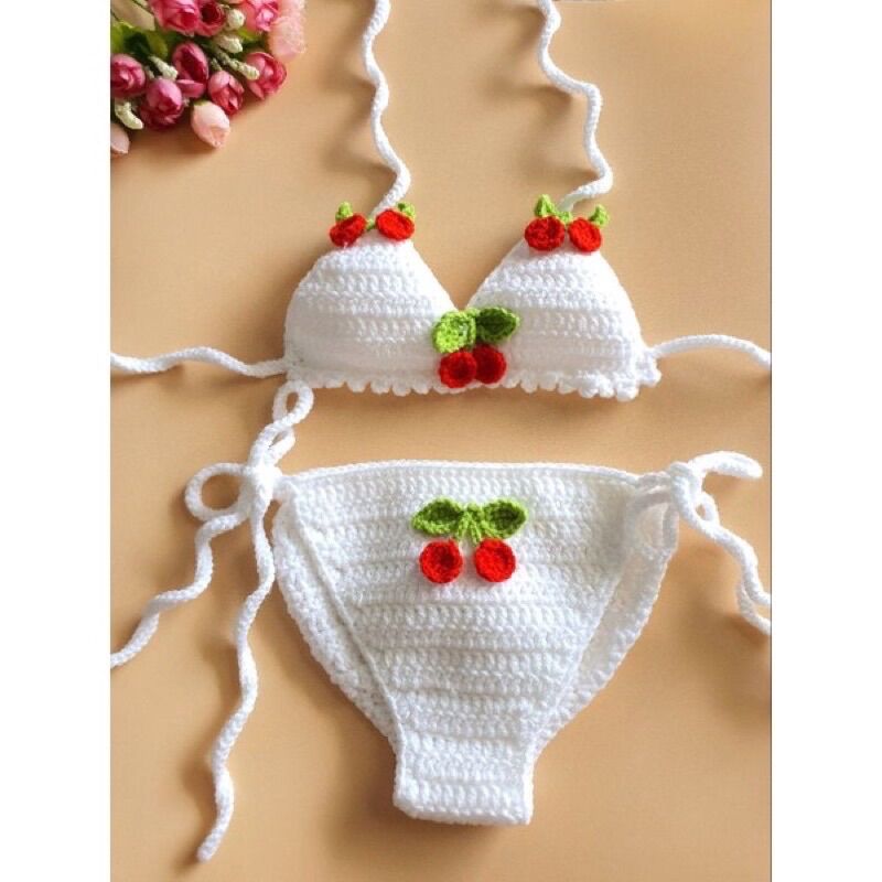 Bikini Handmade đi biển cho bé (mẫu 2)