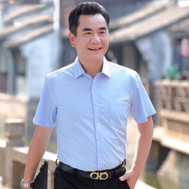 Giá sỉ Áo sơ mi nam trung niên ngắn tay dưới 85kg hàng công ty cao cấp