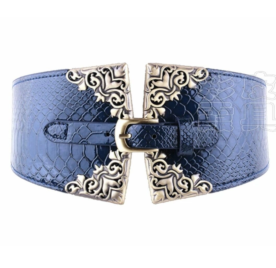 Dây nịt Thắt lưng nữ phối đầm váy crocodile belts 10cm