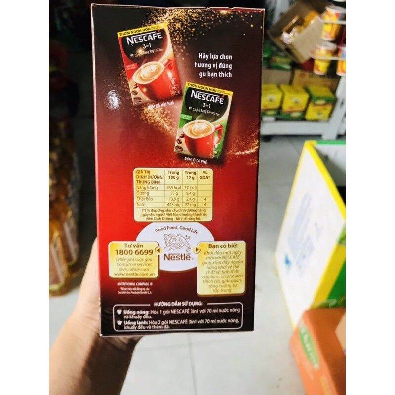 COMBO 10 GÓI CAFE SỮA ĐÁ HÒA TAN NESTCAFE