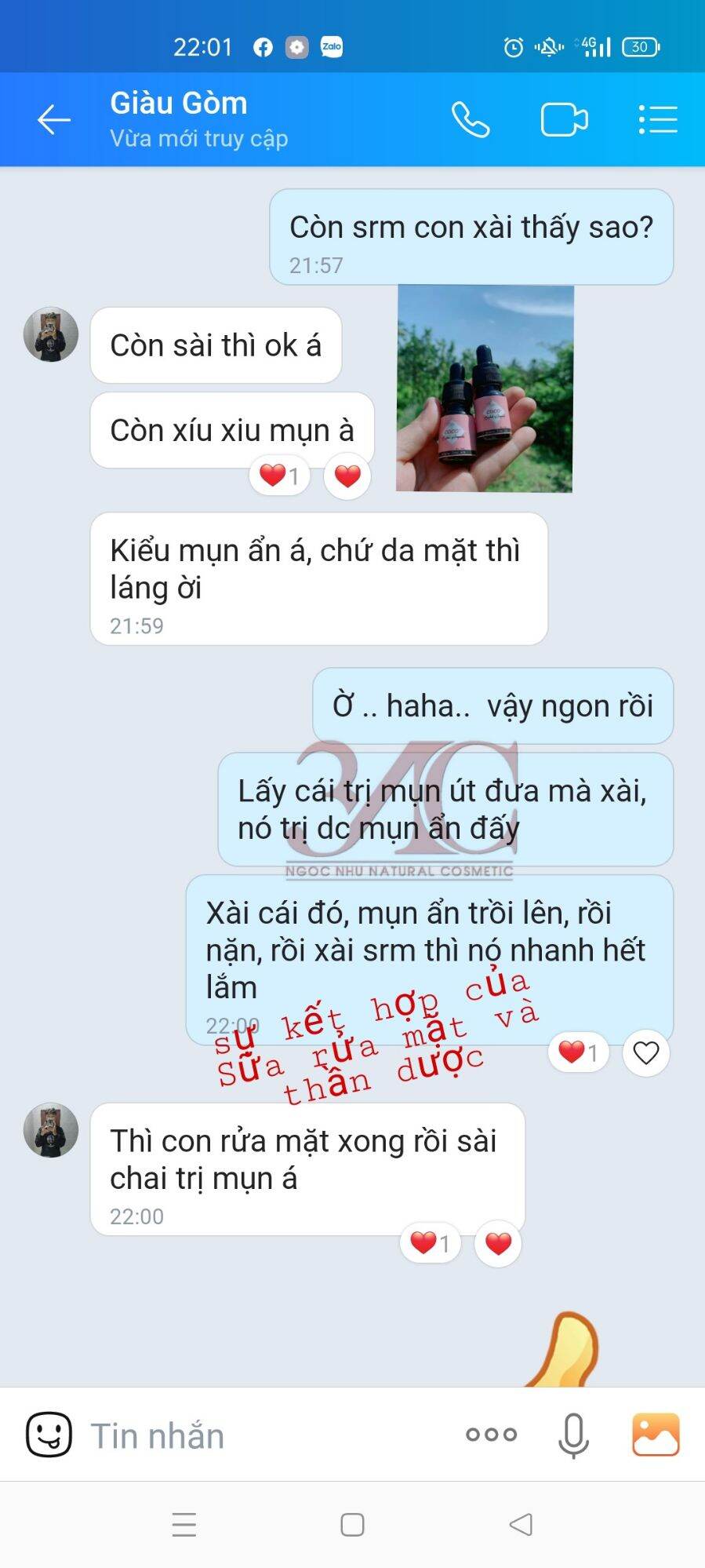 Serum mụn 3Nc