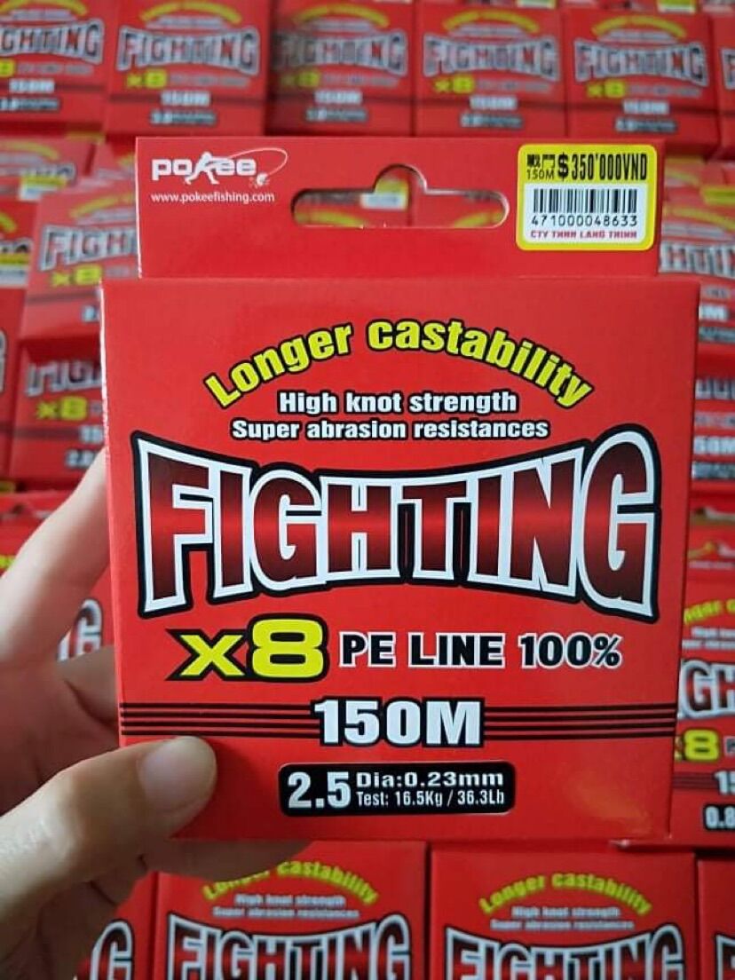 [HCM]DÂY PE Pokee FIGHTING X8 - 150m