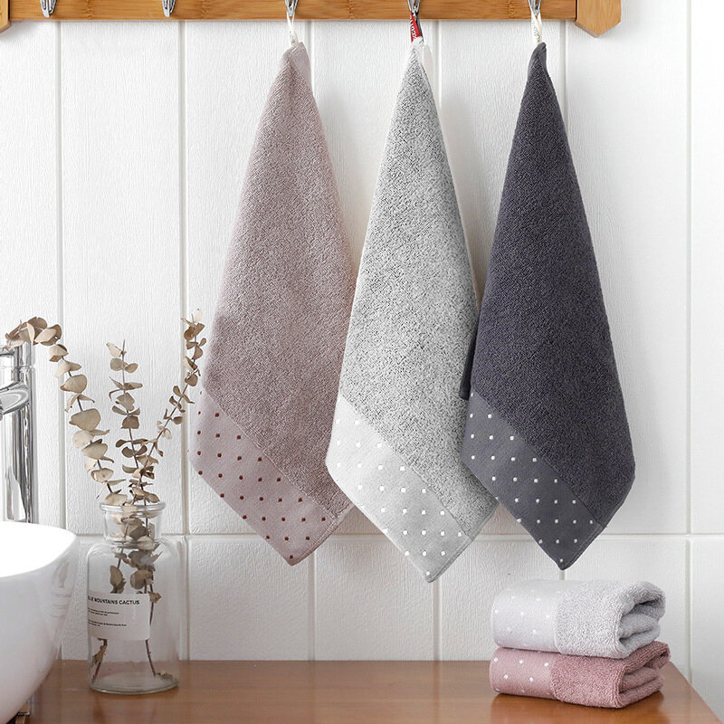 Khăn Lau Tay Nguyên Chất Cotton, Vải Bông Khăn Vuông Thấm Hút Phong Cách Treo Nhanh Khô Cho Phòng Tắm Và Nhà Bếp Nhà Của Cơm Tình Yêu