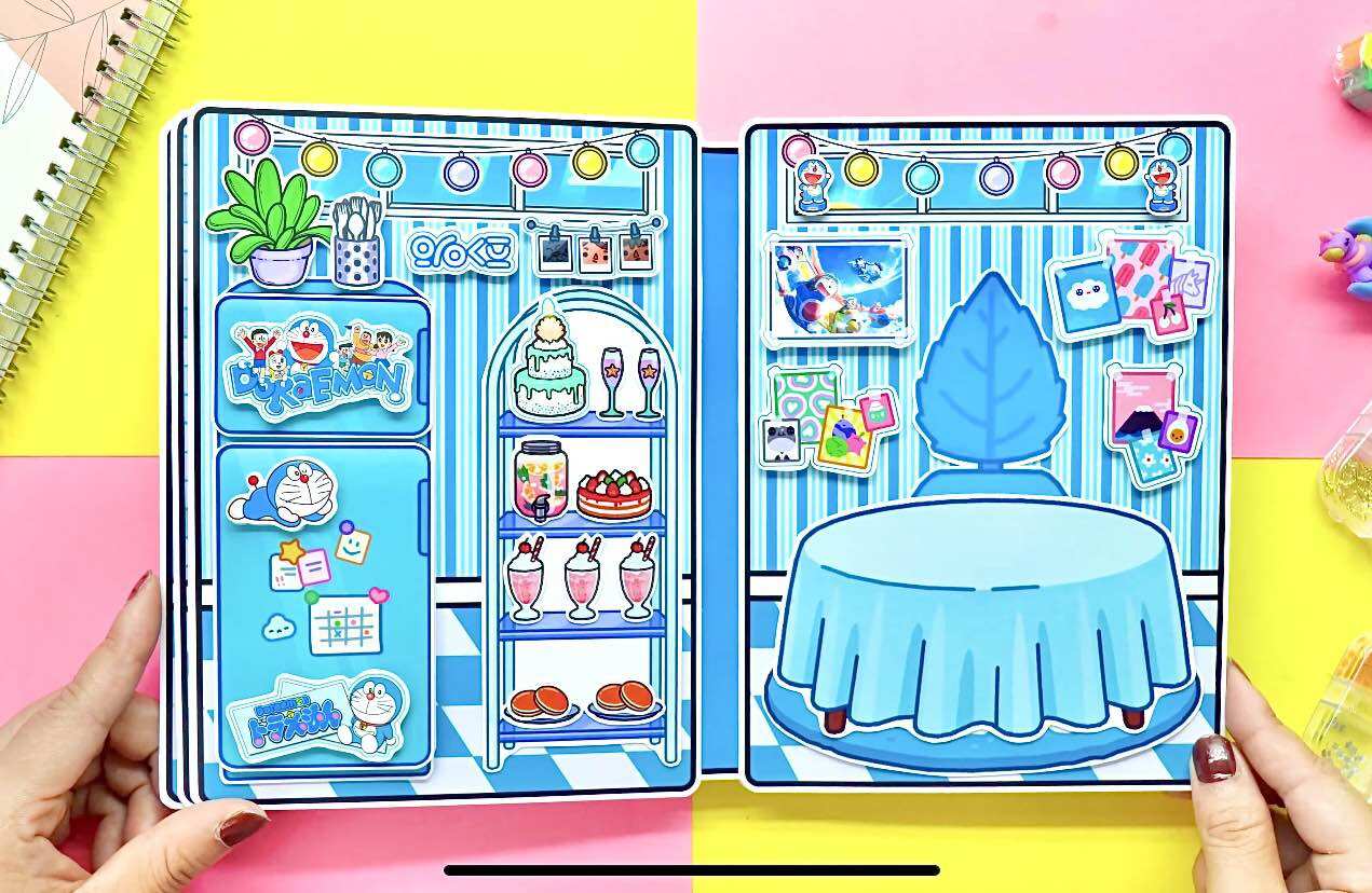 Ngôi nhà Doraemon của TocaBoca - Búp bê giấy Tocalifeworld