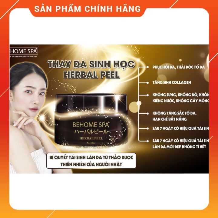 Thay da sinh học Behome spa🍒Freeship🍒 Da nám, sạm, tàn nhang, tái tạo làn da, kem tái tạo, kem dưỡng da
