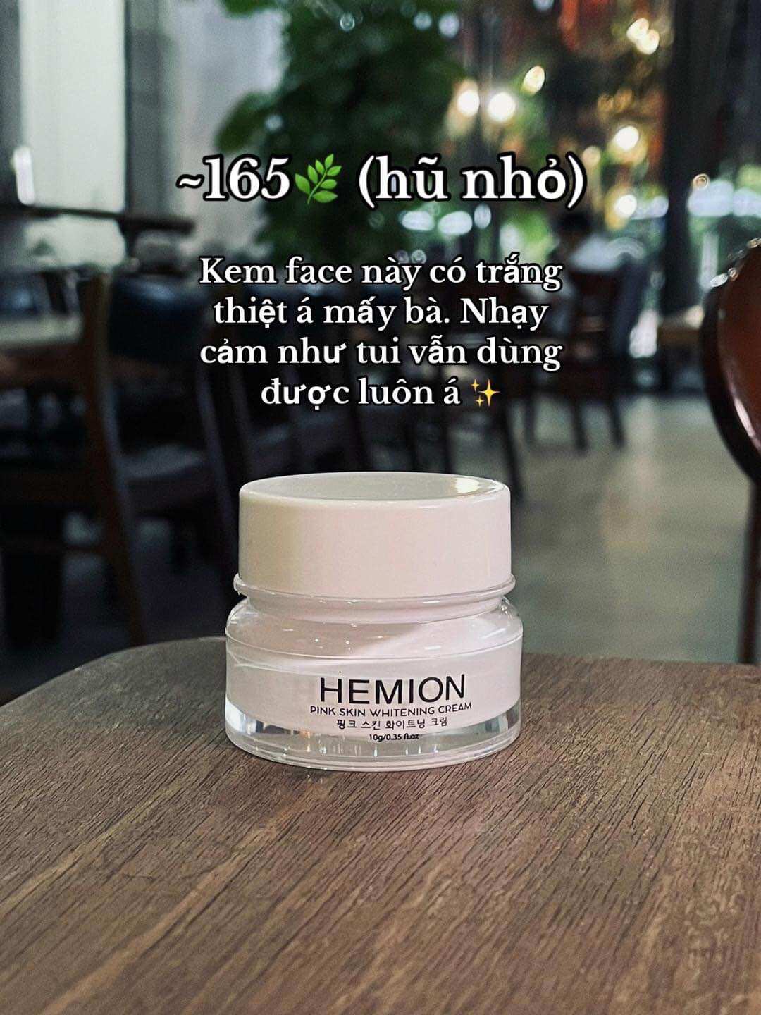 Kem Dưỡng Trắng Face HEMION