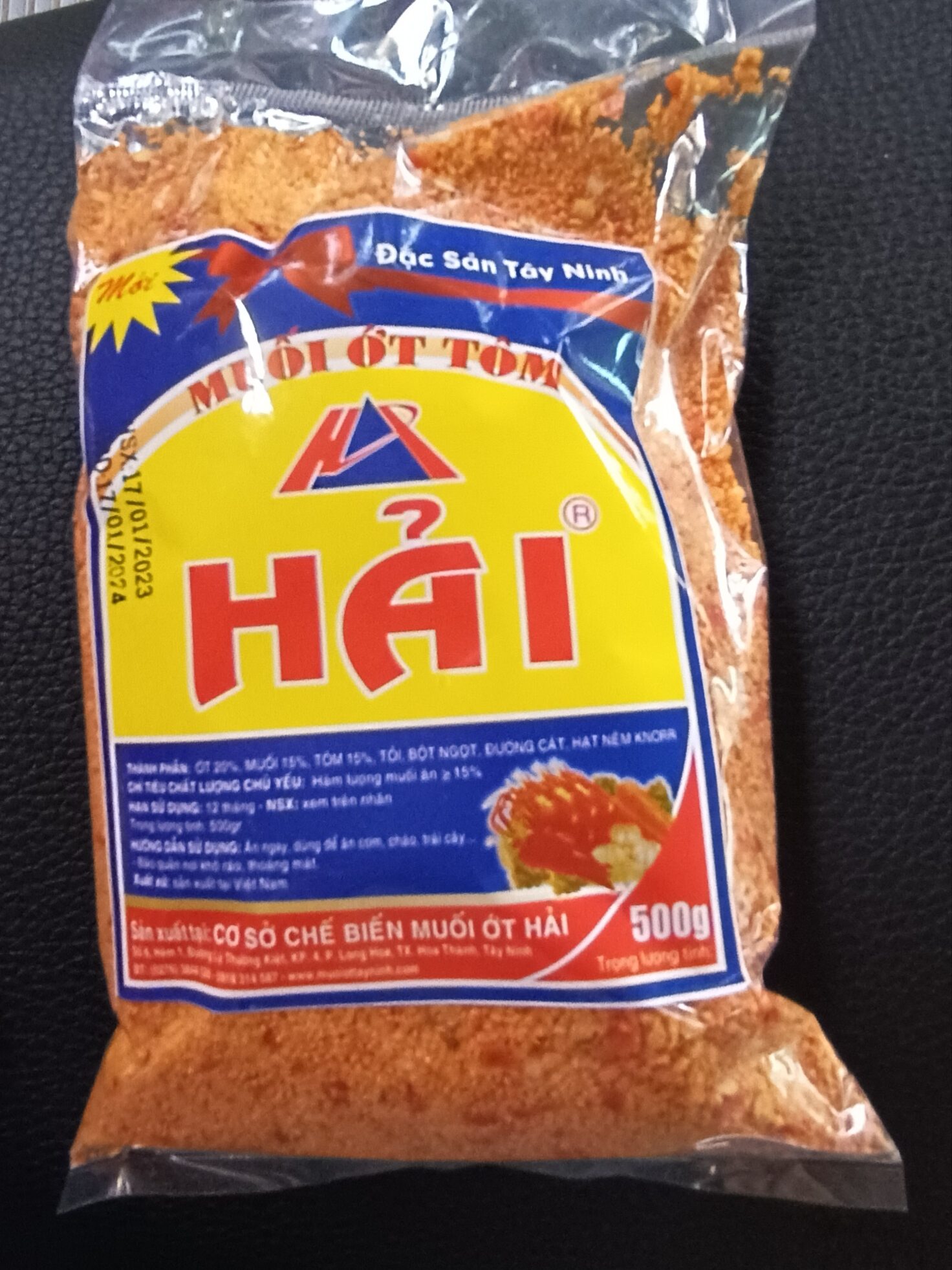 Muối ớt tôm tây ninh ngon