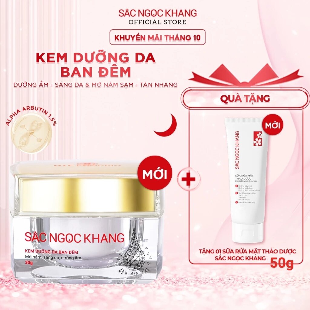Kem dưỡng da ban đêm sắc ngọc khang