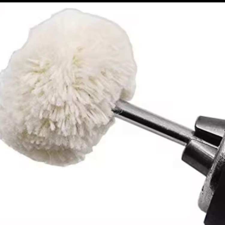 Chổi đánh bóng bằng len mềm 25mm cán 3mm