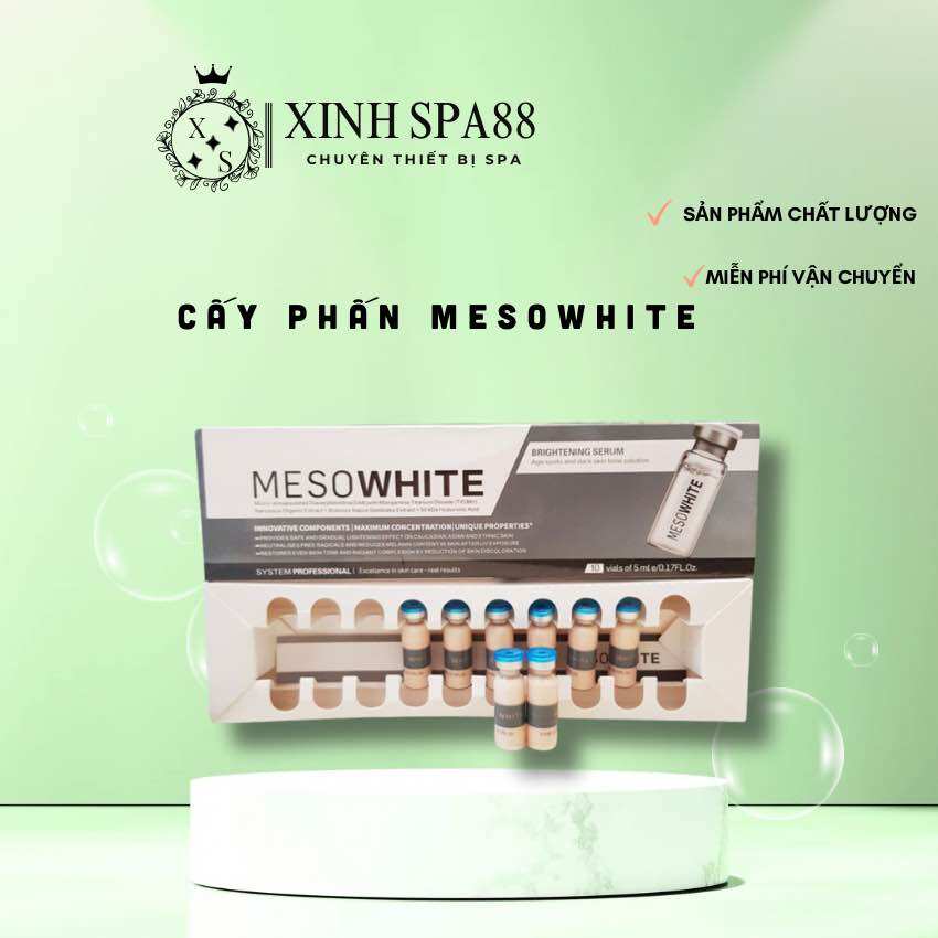 Cấy phấn meso white . cấy trắng meso white - spa88