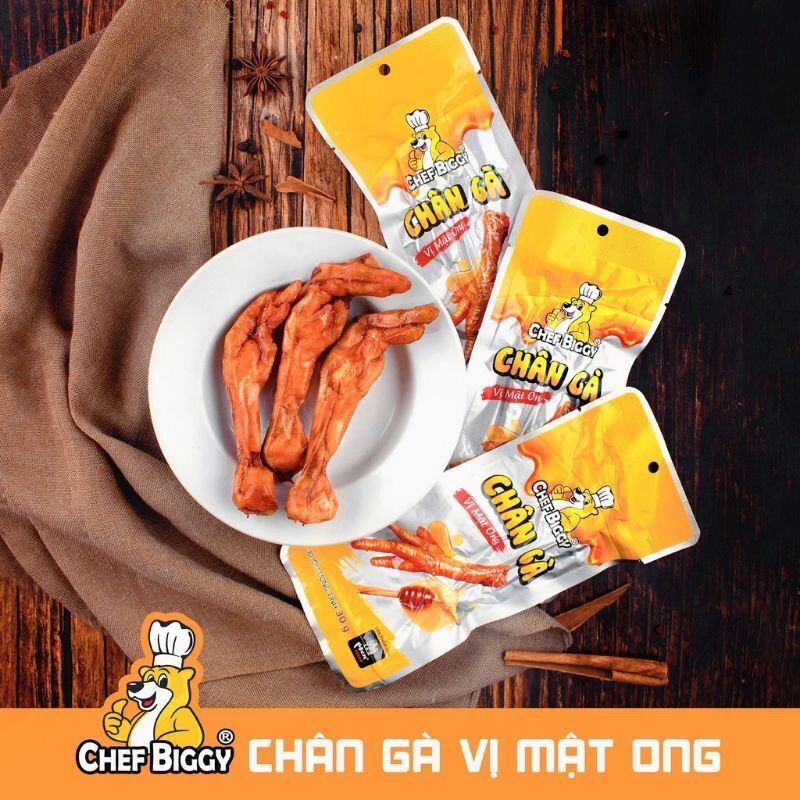 1 Bịch Chân Gà CHEF BIGGY Vị Cay 20 Chiếc